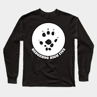 Hedgehog - High Five - neg Long Sleeve T-Shirt